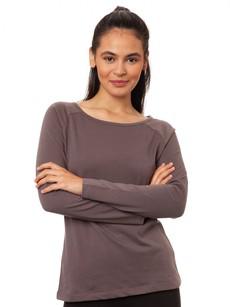 Raglan Longsleeve volcanic grey via FellHerz T-Shirts - bio, fair & vegan