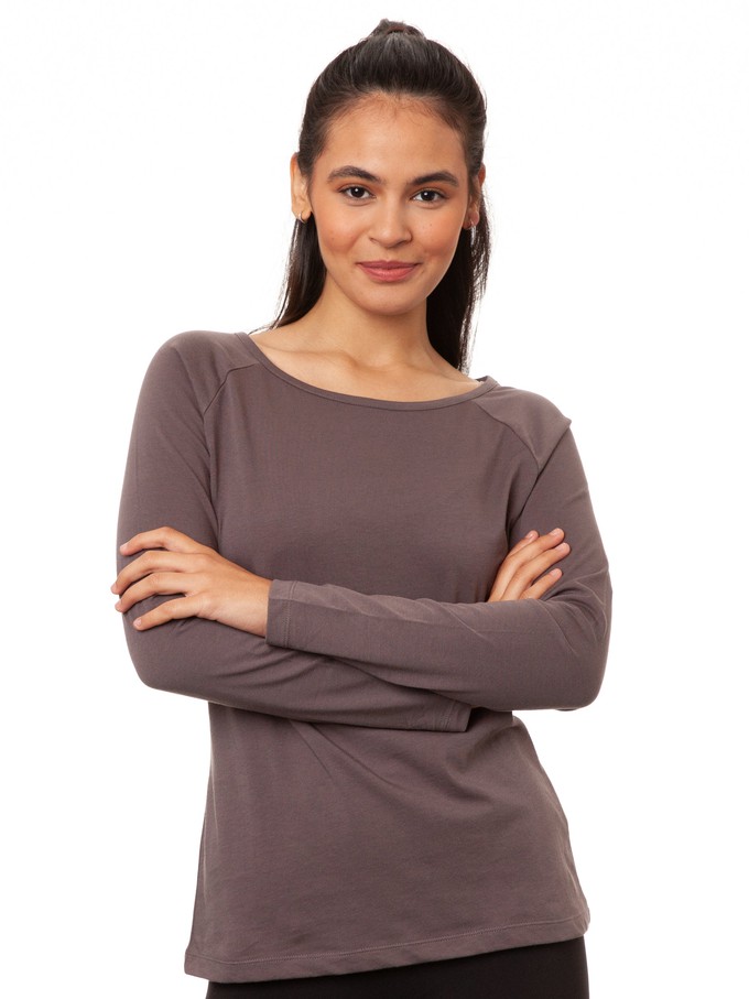 Raglan Longsleeve volcanic grey from FellHerz T-Shirts - bio, fair & vegan