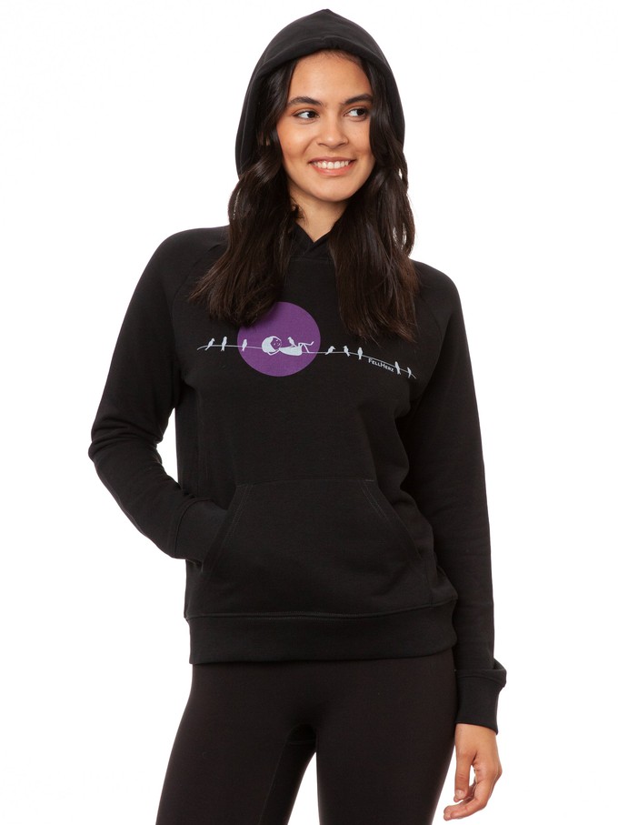Sunrise Hoodie black from FellHerz T-Shirts - bio, fair & vegan