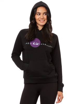 Sunrise Hoodie black from FellHerz T-Shirts - bio, fair & vegan