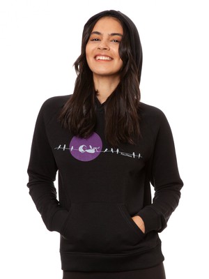 Sunrise Hoodie black from FellHerz T-Shirts - bio, fair & vegan