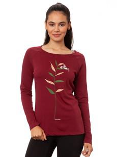 Raglan Longsleeve Booklover chestnut via FellHerz T-Shirts - bio, fair & vegan