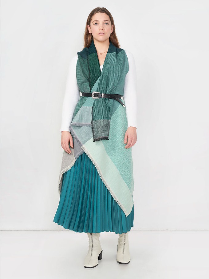 cape infinity wool aurora from Fifth Origins