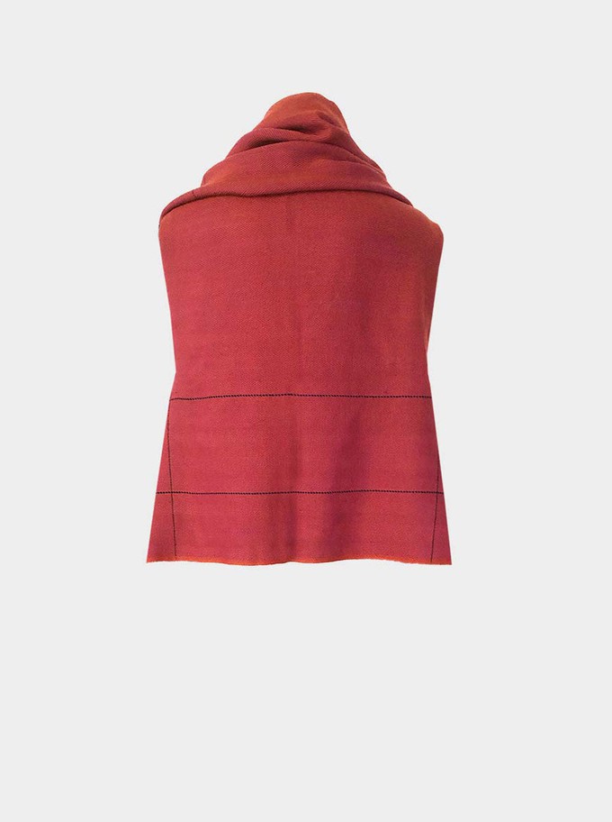 cape infinity lite wool sunset from Fifth Origins