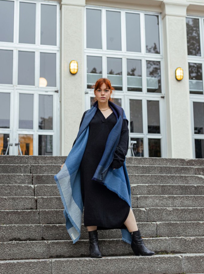 cape infinity wool denim from Fifth Origins