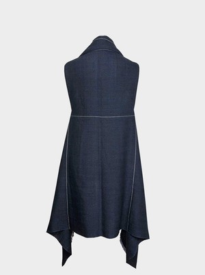 cape infinity lite wool sapphire from Fifth Origins