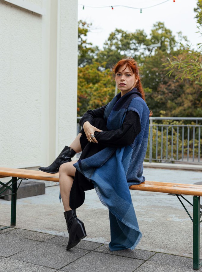 cape infinity wool denim from Fifth Origins