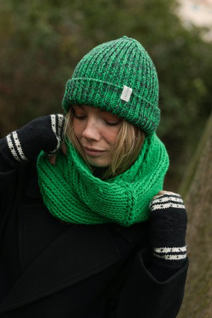 chunky pure wool scarf from Fifth Origins