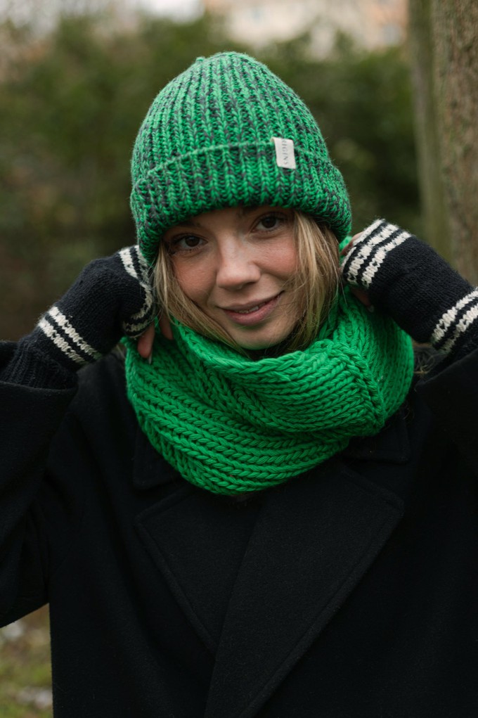 chunky pure wool scarf from Fifth Origins