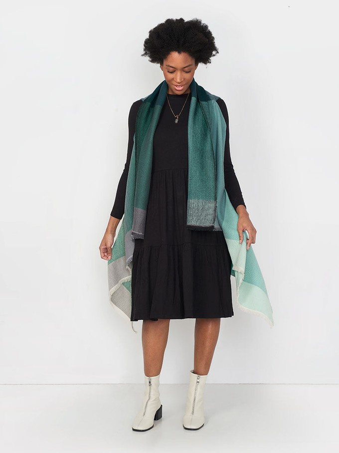 cape infinity wool aurora from Fifth Origins