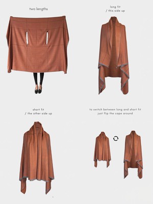 cape infinity lite wool spice from Fifth Origins