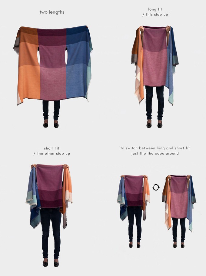 cape infinity wool sunrise from Fifth Origins