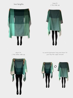 cape infinity wool aurora from Fifth Origins