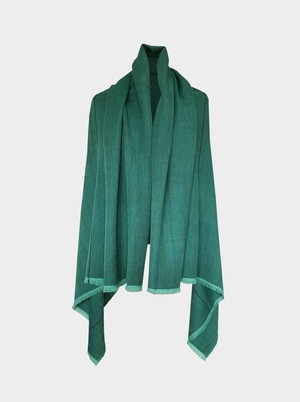 cape infinity lite wool emerald from Fifth Origins