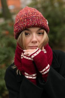 chunky pure wool scarf via Fifth Origins