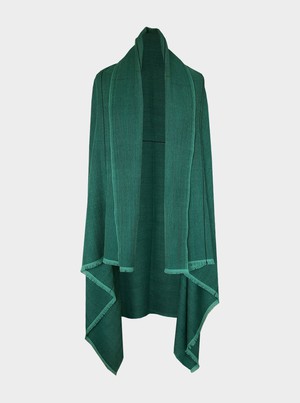 cape infinity lite wool emerald from Fifth Origins