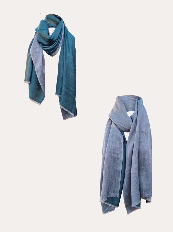 rewool reversible shawl from Fifth Origins