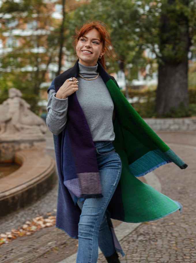 cape infinity wool galaxy from Fifth Origins