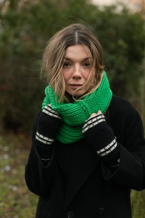 chunky pure wool scarf from Fifth Origins
