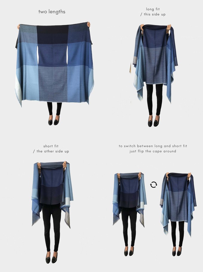 cape infinity wool denim from Fifth Origins