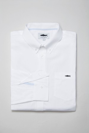 White Cotton Shirt for Men from Fleet London