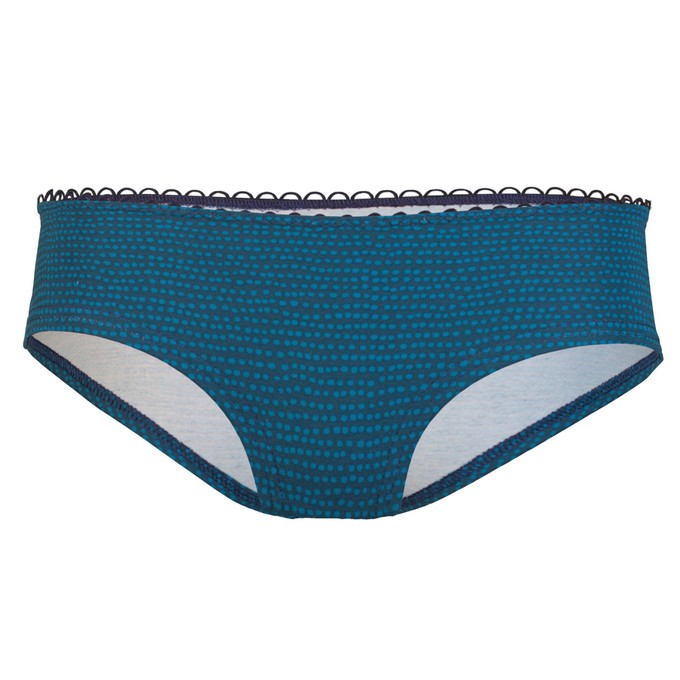 Bio hipster panties Muster Dots blue from Frija Omina