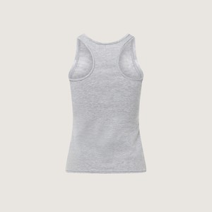 Organic tanktop tinged in grey from Frija Omina