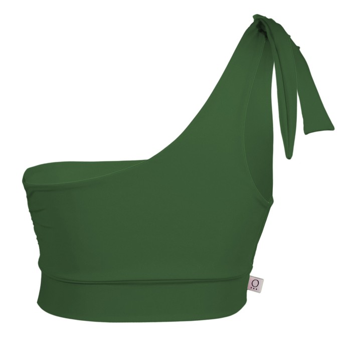 Recycling bikini top Acacia olive green from Frija Omina