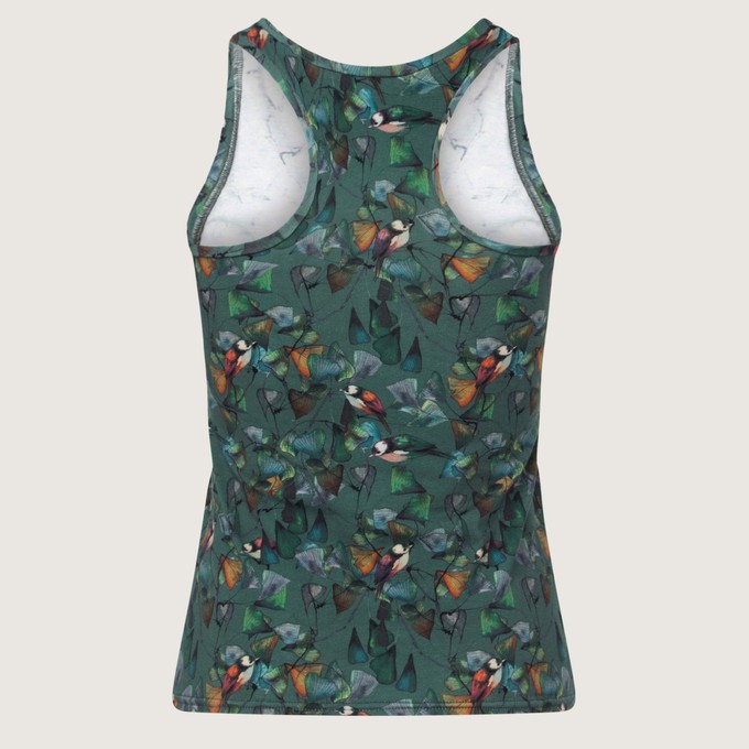 Organic tanktop Ginko (green) from Frija Omina