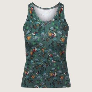 Organic tanktop Ginko (green) from Frija Omina