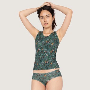 Organic tanktop Ginko (green) from Frija Omina