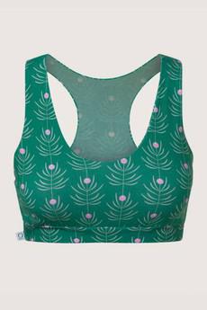 Organic cotton Bikini Top Ijoris Korte green via Frija Omina