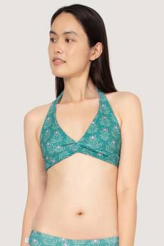 Organic Bikini-Top Fjorde Korte green via Frija Omina