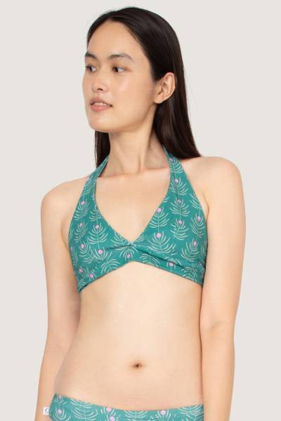 Organic Bikini-Top Fjorde Korte green from Frija Omina