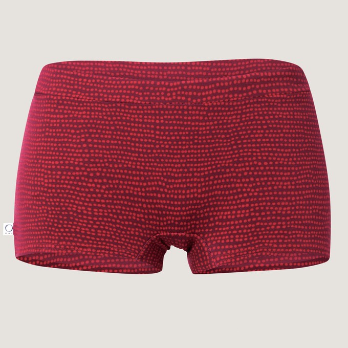 Organic cotton Bikini Shorts Isi Dots red from Frija Omina