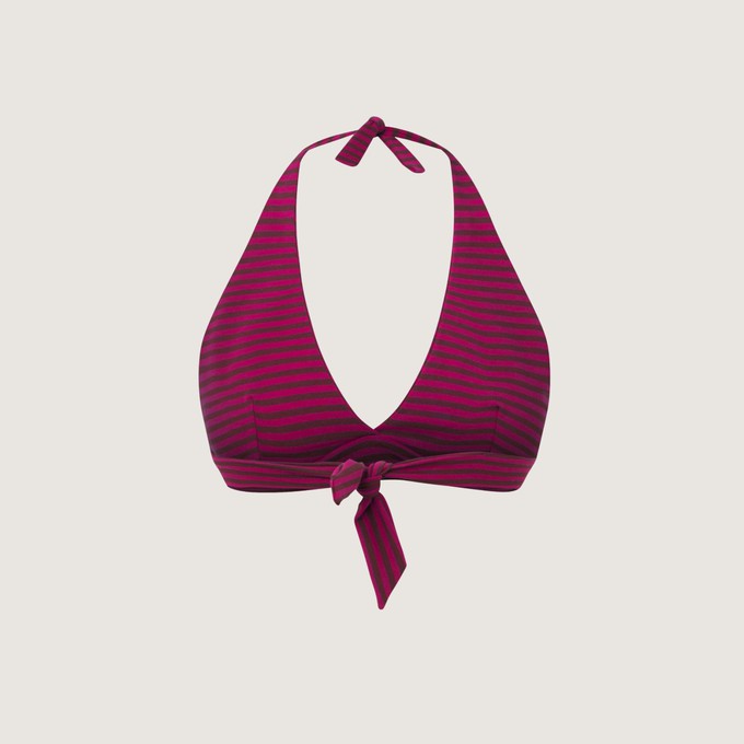Organic Bikini Fjorde beery / stripes from Frija Omina