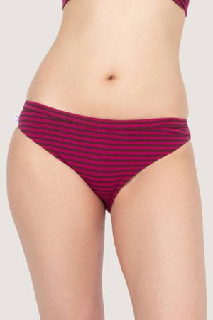 Organic Bikini Fjorde berry stripes from Frija Omina