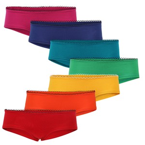 Bio hipster panties, set of 7: Rainbow from Frija Omina