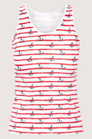 Organic tanktop baltic (white) from Frija Omina