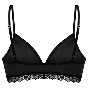 Set: Bio bra + hipster panties Spitze, black from Frija Omina