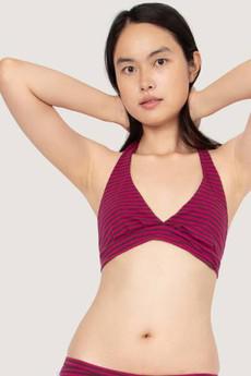 Organic Bikini Fjorde beery / stripes via Frija Omina