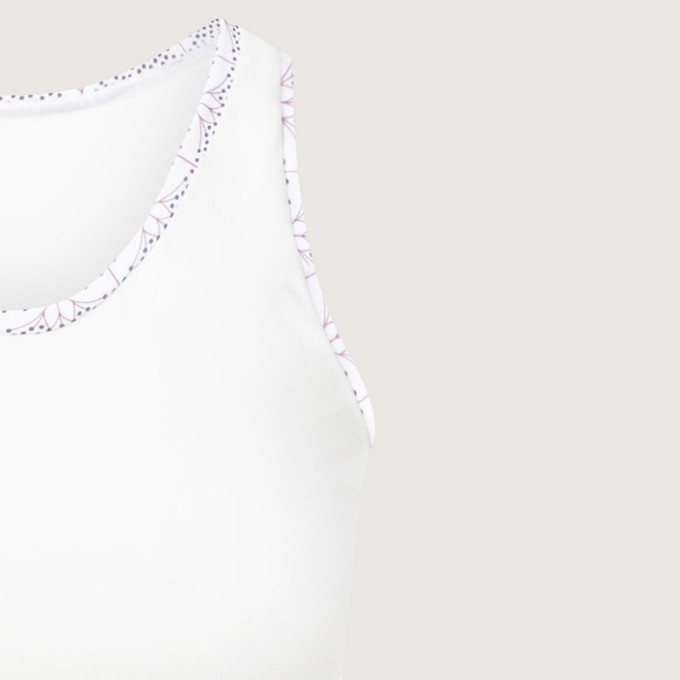 Organic tanktop ecru + Ældre (natural white) from Frija Omina