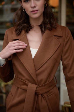 Sabina Cashmere Wool Coat from GAÂLA