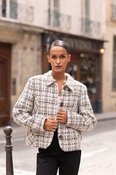 Melanie Wool Short Coat via GAÂLA