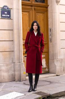 Giselle Wrap Coat via GAÂLA