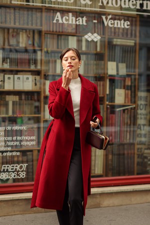 Sabina Cashmere Wool Coat from GAÂLA