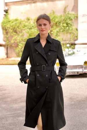 Kelianne Wool Trench Coat from GAÂLA