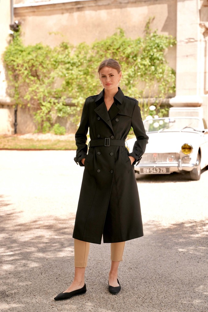 Kelianne Wool Trench Coat from GAÂLA