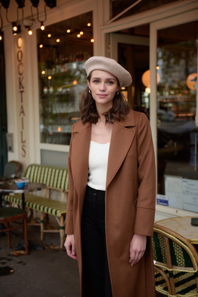 Sabina Cashmere Wool Coat from GAÂLA