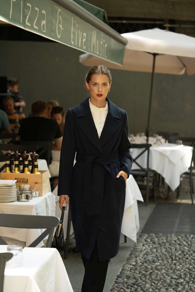 Sabina Cashmere Wool Coat from GAÂLA